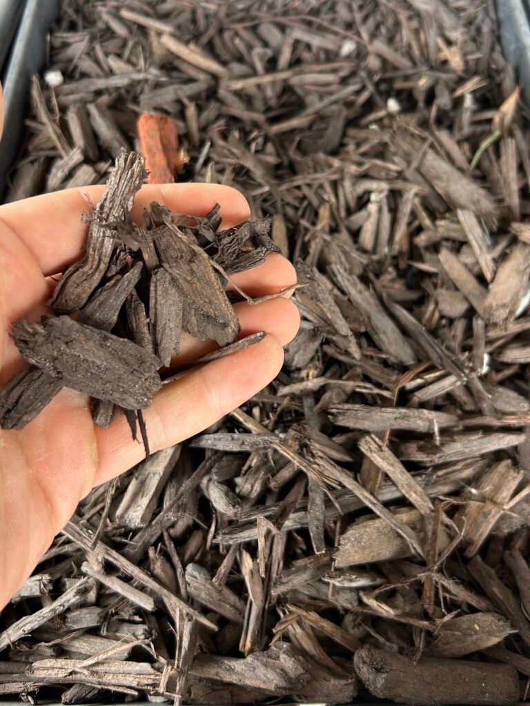 Brown mulch delivery in Palm Beach County, Florida