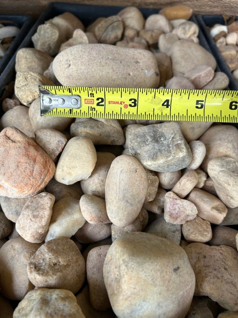 New England River rock size