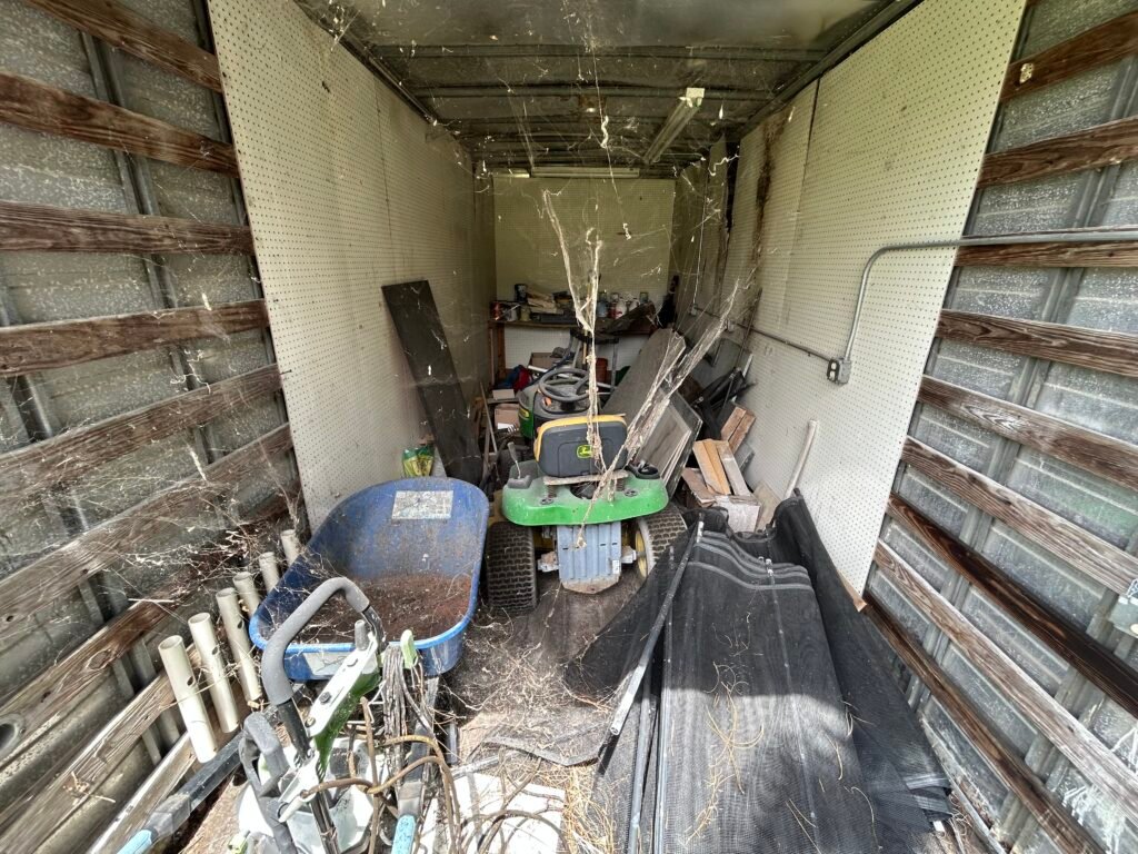 Storage container cleanup and junk removal in Palm Beach County