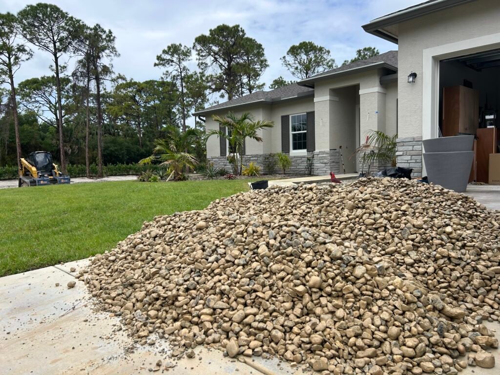 Home rock delivery in Palm Beach County