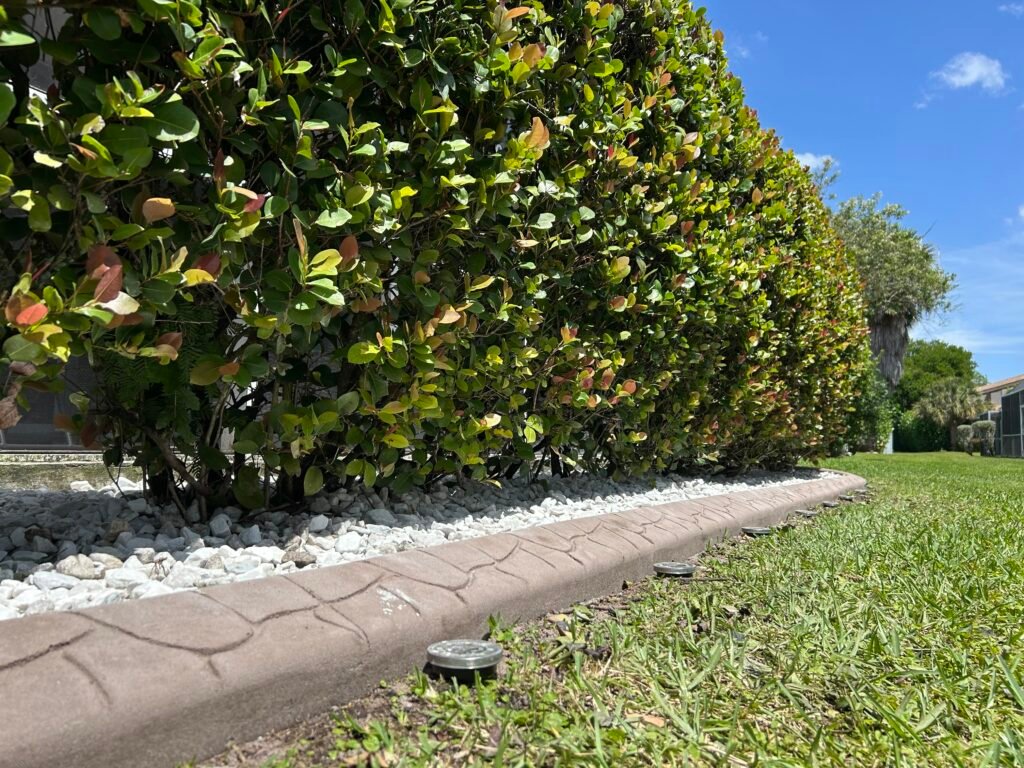 Landscape rock install in West Palm Beach