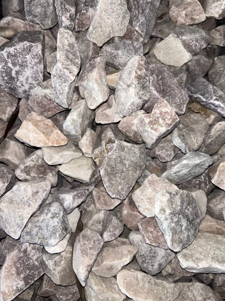 Pink Marble rock delivery in Palm Beach County