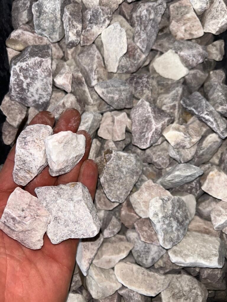 Pink Marble rock delivery in Palm Beach County