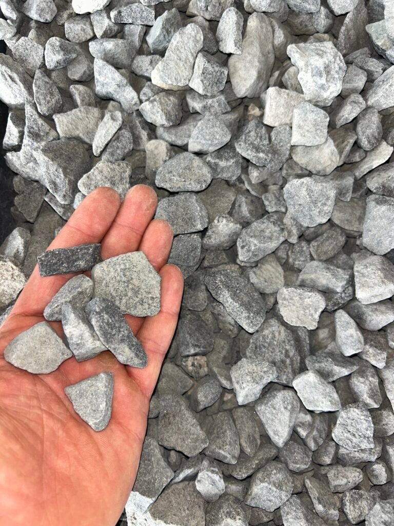 Black Granite rock delivery in Palm Beach County