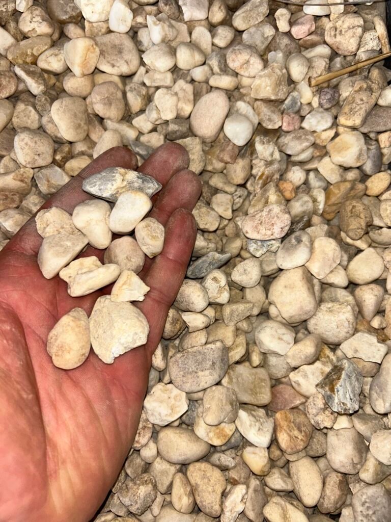 3/4" Brown Rock delivery in Palm Beach County