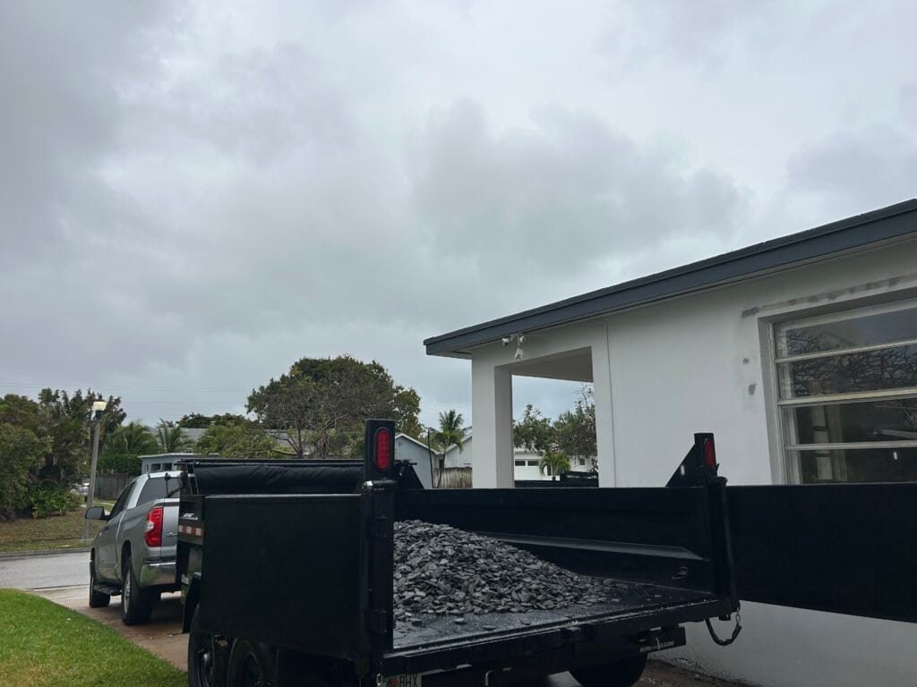 On-Call Hauler landscape material delivery in Palm Beach County, FL